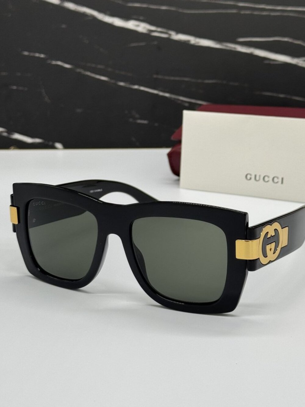 NEW GUCCI GG1688S 001 SUNGLASSES BLACK WOMEN EYEWEAR